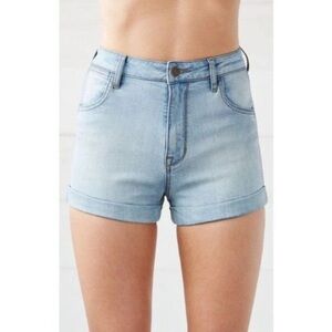 Kendall & Kylie High Rise Rolled Hem Shorts